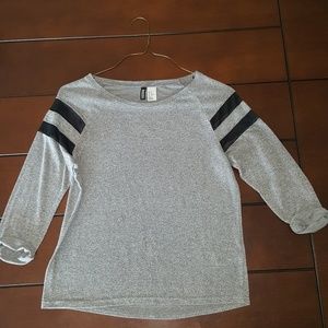 Grey long sleeve shirt